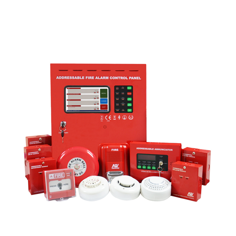 1-8-Loops-Addressable-Fire-Alarm-Control-Panel