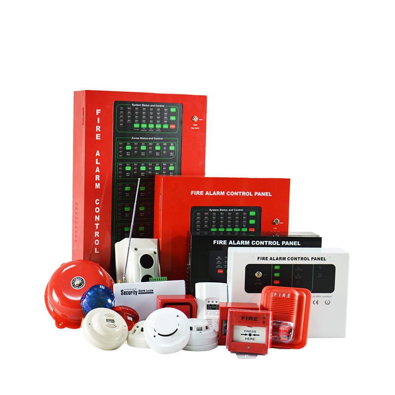 Building-Installed-Conventional-Fire-Alarm-Detection-System-Control-Panel