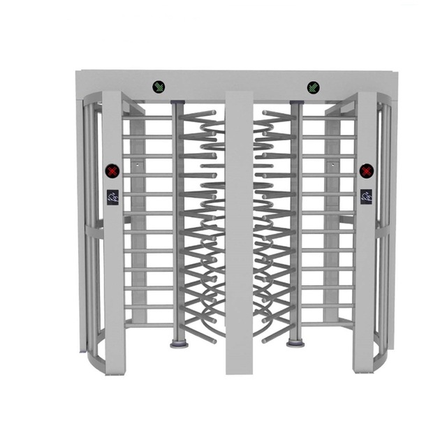 automatic-access-control-full-height-turnstile-gate-RFID-biometric-reader-and-CE-certificate-torniquetes